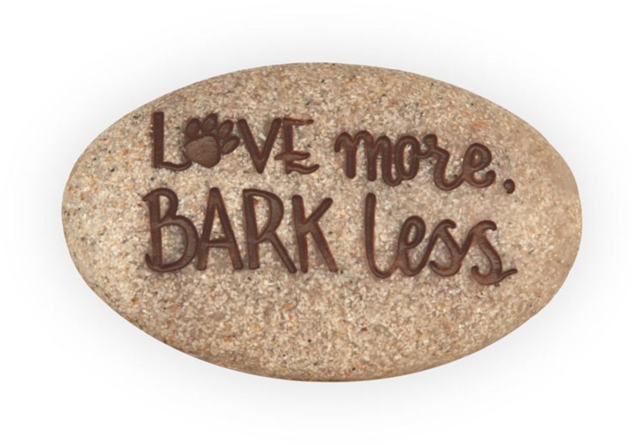 Special Occasion & Holiday AngelStar | Love More Bark Less Pawsitive Stone