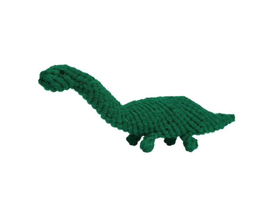 Toys & Playthings Jax & Bones | Jax & Bones Brent The Brontosaurus Rope Dog Toy Large 13"