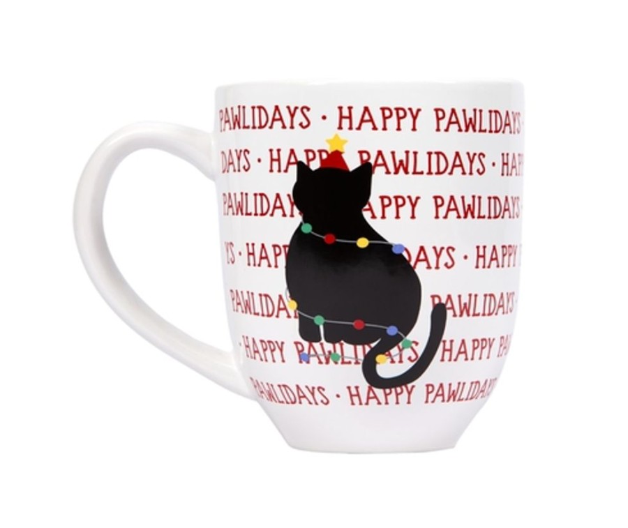 For The Home Pearhead™ | Happy Pawlidays Cat Coffee Mug