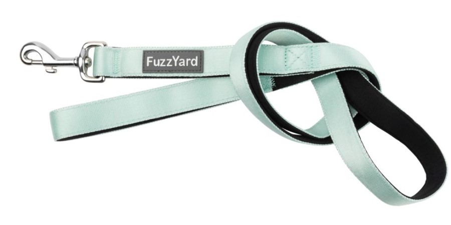 Collars, Leads & Accessories FuzzYard | Leash Mint Green By Fuzzyard