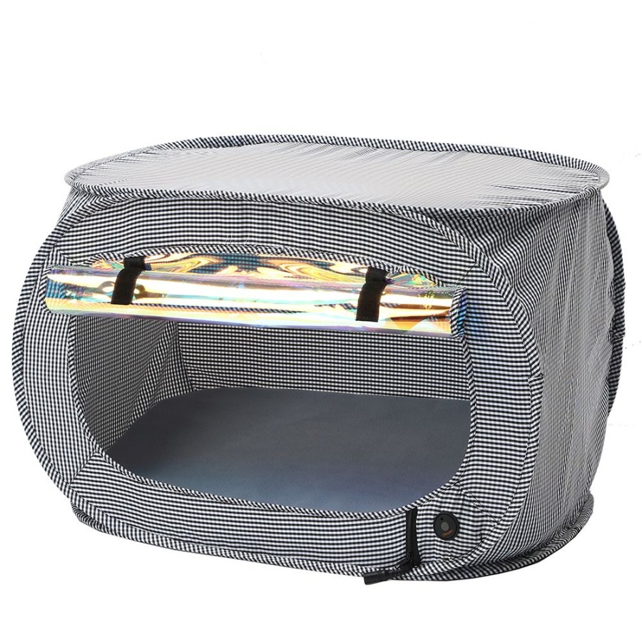 Beds, Crates, Etc. Pet Life | Pet Life " Enterlude" Electronic Heating Lightweight And Collapsible Pet Tent