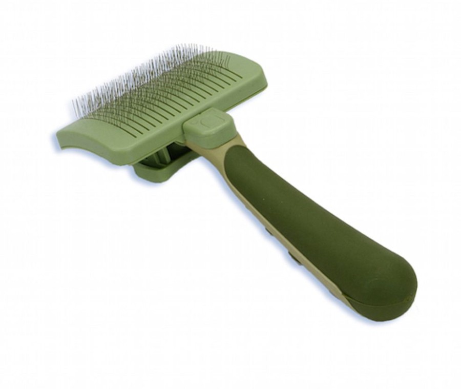 For Cats & Other Critters Safari® | Safari® Cat Self-Cleaning Slicker Brush