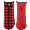 Pet Apparel The Worthy Dog | Red Buffalo Fargo Fleece Reversible Jacket