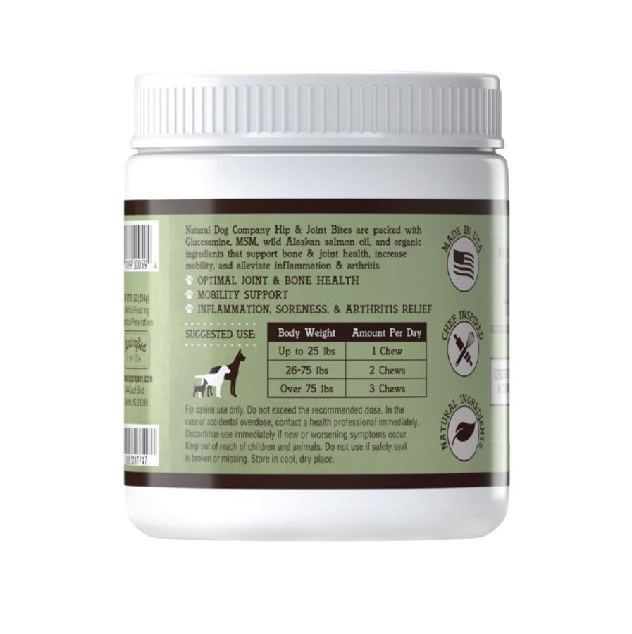 Grooming & Shampoos Natural Dog Company | Hip & Joint Chews (Case Of 4 - 90 Chews Each)