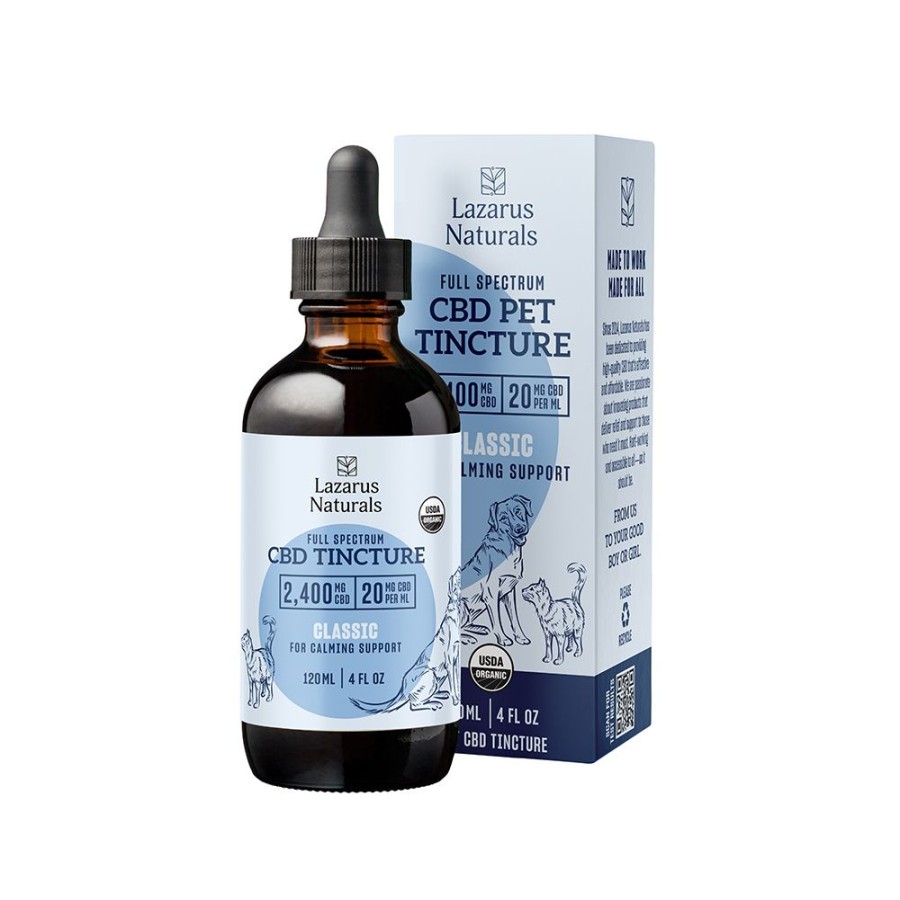 Health & Safety Lazarus Naturals | Calming Organic Cbd Oil For Pets - 120 Ml (2,400 Mg Cbd)