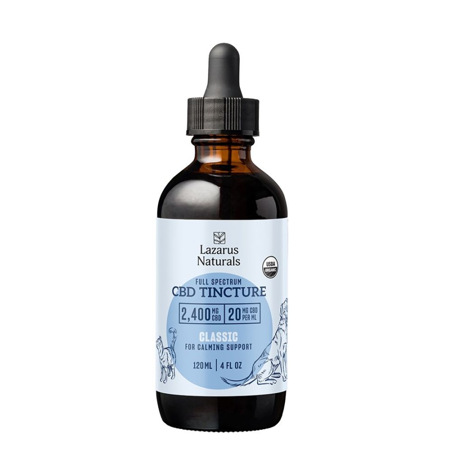 Health & Safety Lazarus Naturals | Calming Organic Cbd Oil For Pets - 120 Ml (2,400 Mg Cbd)