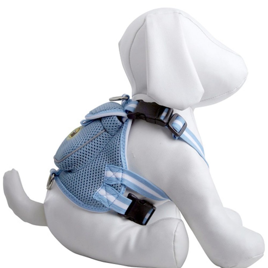 Harnesses Pet Life | Mesh Pet Dog Leash Harness With Reflective Lining And Built In Pouch