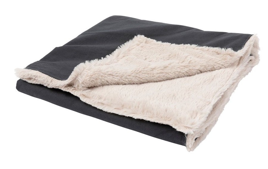 Beds, Crates, Etc. FuzzYard Life | Fuzzyard Life Pet Blanket - Slate Grey L