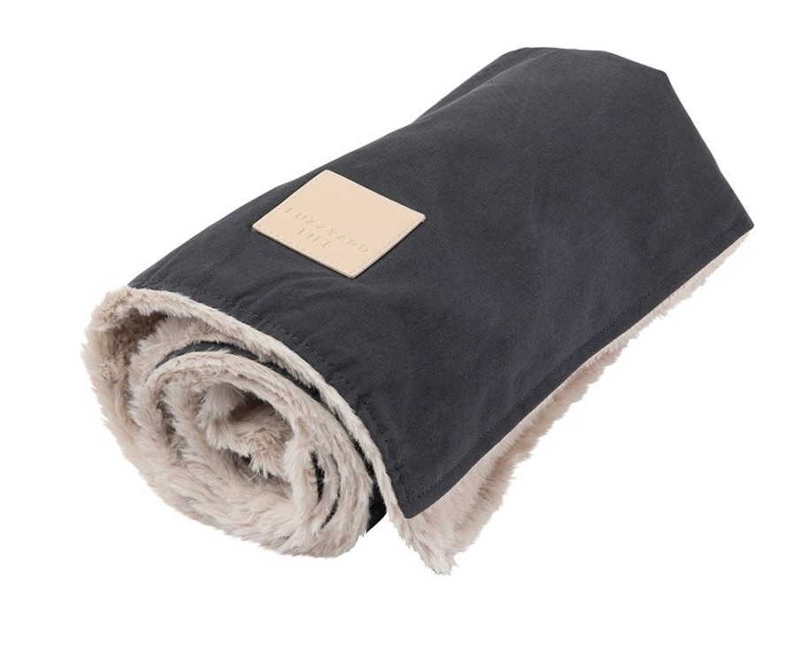 Beds, Crates, Etc. FuzzYard Life | Fuzzyard Life Pet Blanket - Slate Grey L