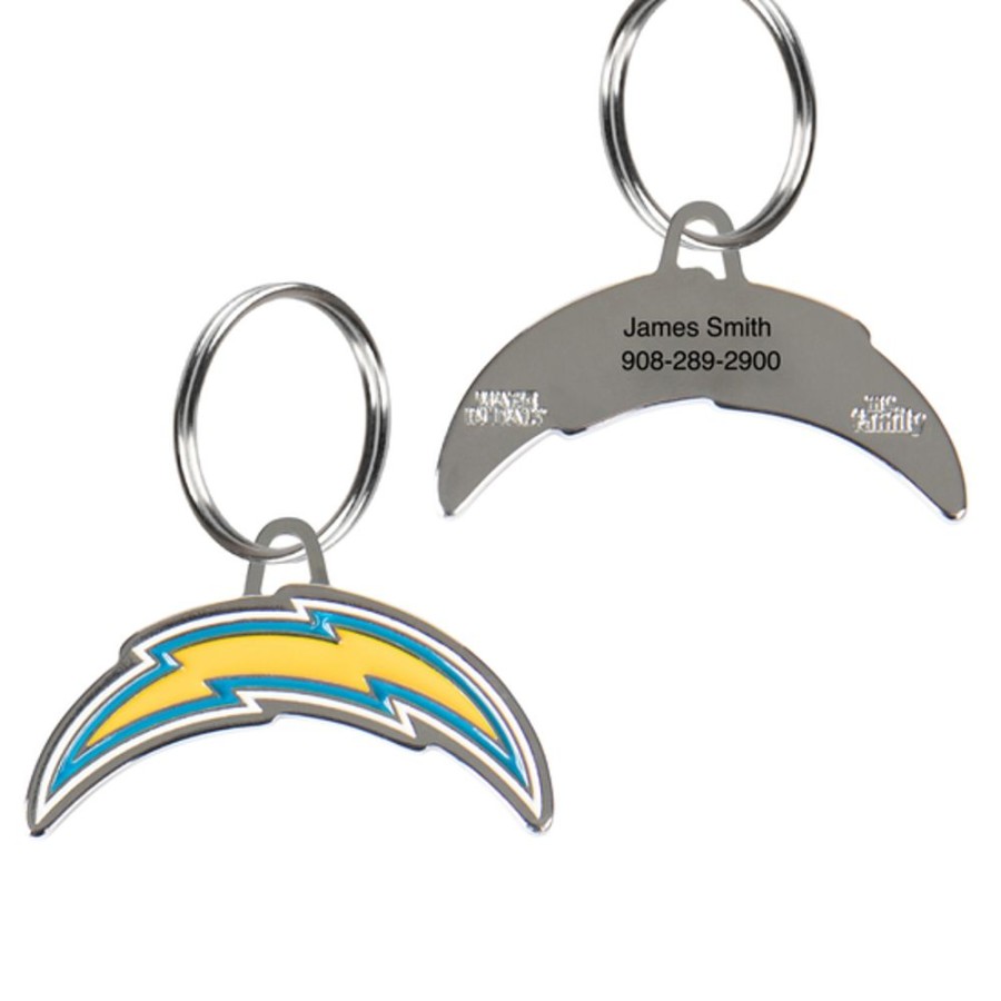 Collars, Leads & Accessories Pets First, Inc. | Nfl Los Angeles Chargers Dog Tag