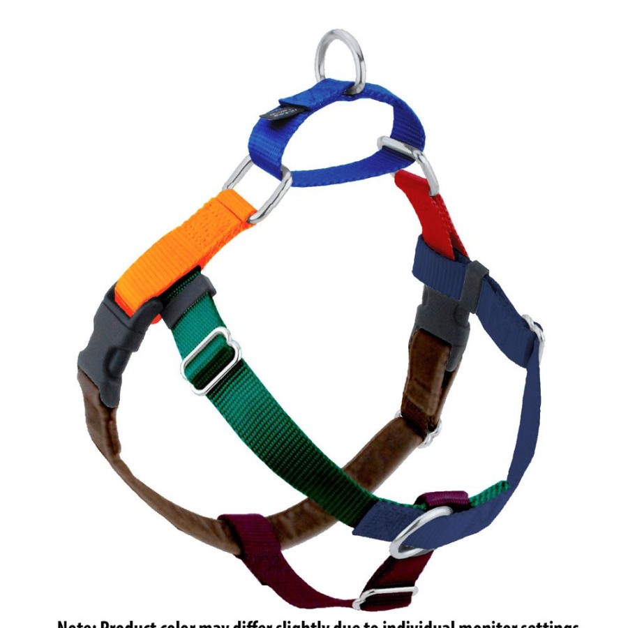 Training 2 Hounds Design | 5/8" Patented Jellybean Freedom No-Pull Harness Only (14-50Lbs)