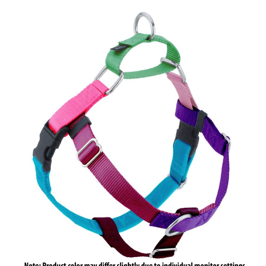 Training 2 Hounds Design | 5/8" Patented Jellybean Freedom No-Pull Harness Only (14-50Lbs)