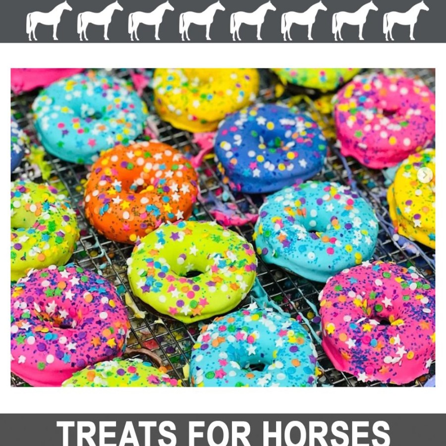 For Cats & Other Critters Snaks 5th Avenchew | Unicorn Donuts - Gourmet Horse Treats By Snaks 5Th Avenchew