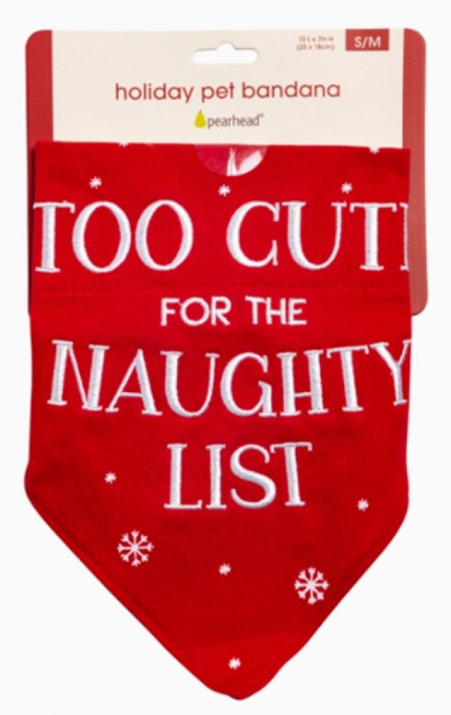 Collars, Leads & Accessories Pearhead™ | Too Cute For The Naughty List Dog Bandana