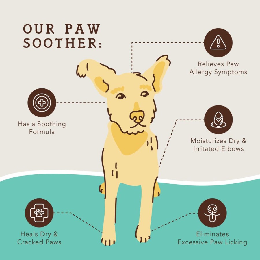 Grooming & Shampoos Natural Dog Company | Paw Soother - 2 Oz Stick (Case Of 4)