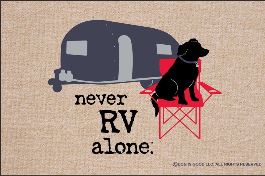 For The Home High Cotton, Inc. | Never Rv Alone Doormat