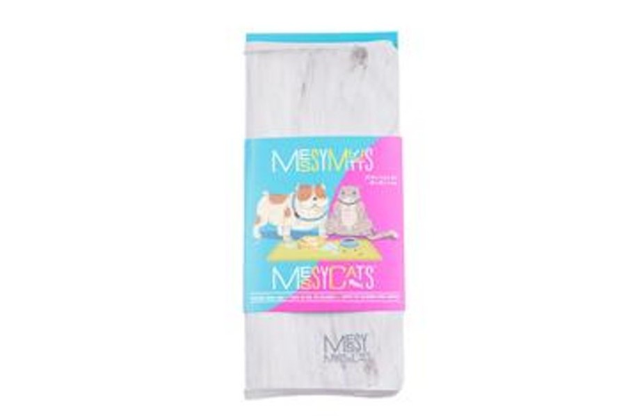 Bowls & Feeding Supplies Messy Mutts™ | Messy Mutts Silicone Food Mat Raised Edge Marble Small 16" X 12"