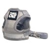 For Cats & Other Critters Travel Cat | The True Adventurer Reflective Harness & Leash - Grey