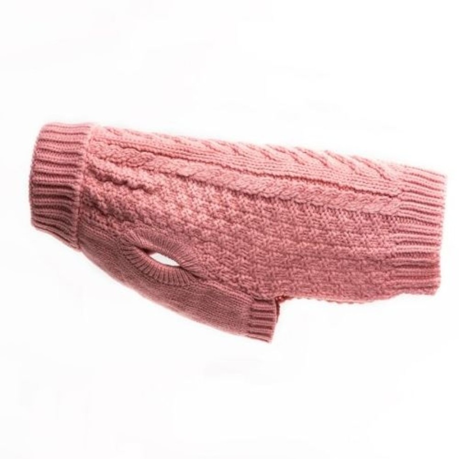 Pet Apparel (Continued) fabdog® | Pink Super Chunky Turtleneck