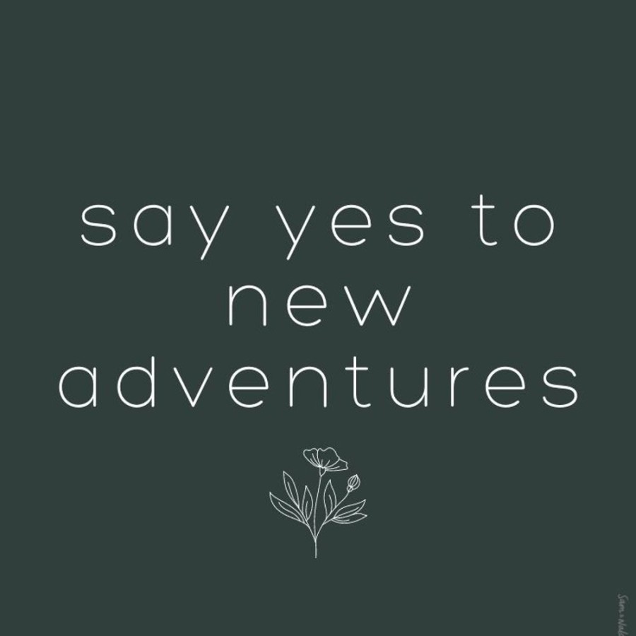 For The Home Sam & Nala | Say Yes To New Adventures Vinyl Sticker