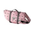 Health & Safety Paws Aboard | Paws Aboard Dog Life Jacket - Pink/Grey Polka Dots Neoprene