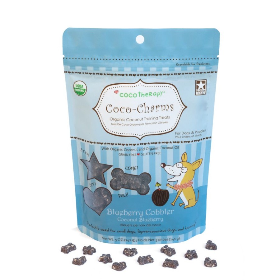 Treats CocoTherapy® | Coco-Charms Training Treats Blueberry Cobbler