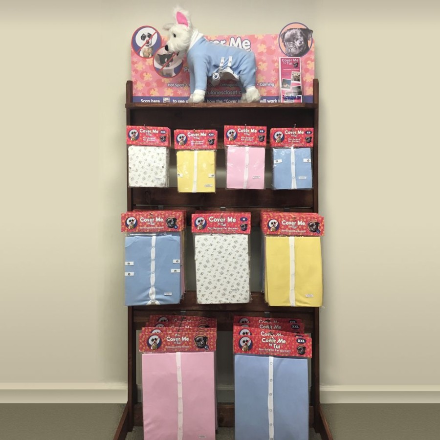 Retail Solutions Tulane’s Closet | Cover Me By Tui Wooden Display Package