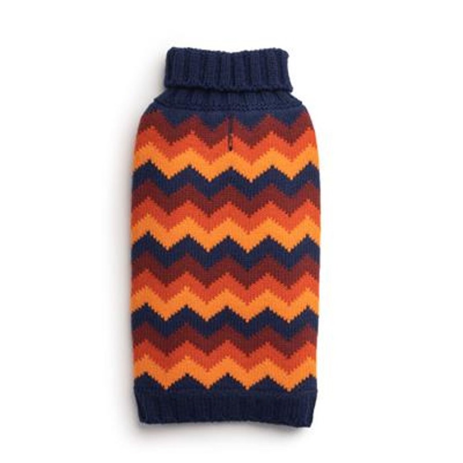 Pet Apparel (Continued) fabdog® | Navy Chevron Sweater