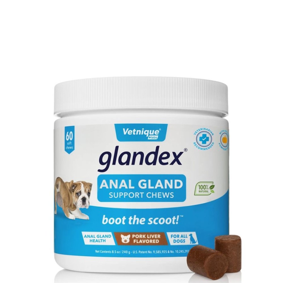 Health & Safety Glandex | Glandex Pork Liver Soft Chews 60Ct Jar