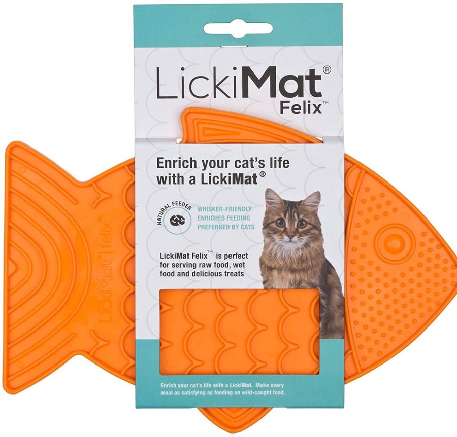 Bowls & Feeding Supplies LickiMat® | Lickimat Felix - For Cats