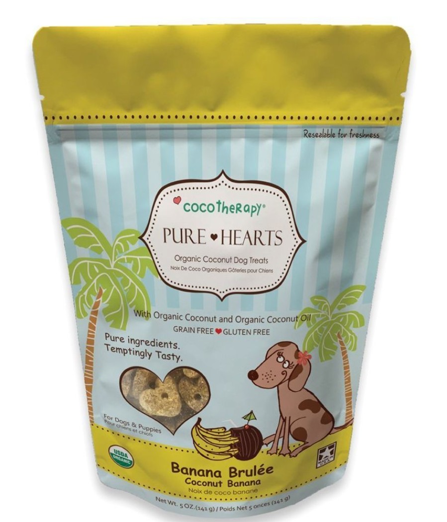 Treats CocoTherapy® | Pure Hearts Coconut Cookies Banana Brulee