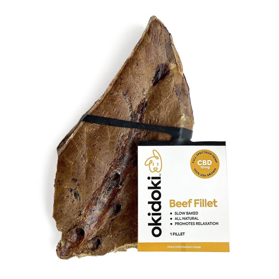 Treats Okidoki Pets | Cbd Infused Beef Fillet (10 Mg)