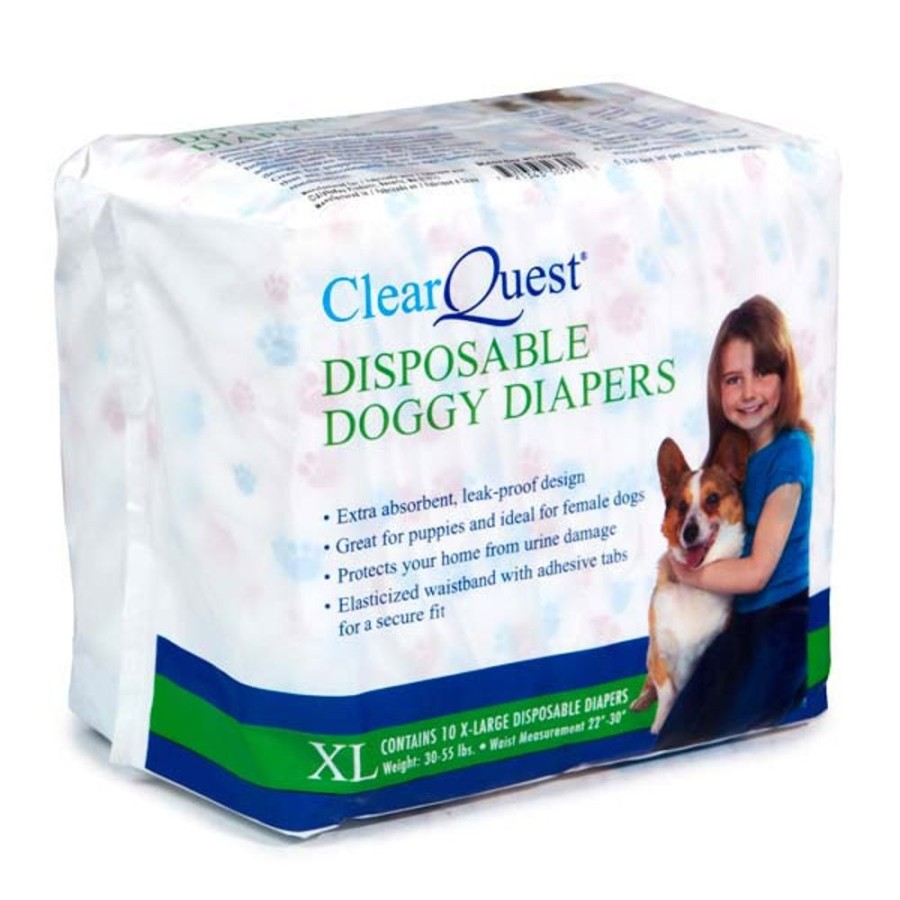 Stain, Odor & Clean-Up Products Clear Quest™ | Clear Quest Disposable Doggie Diapers