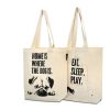 Stuff For Humans P. L. A. Y. | Tote Bag_Home Is Where The Dog Is