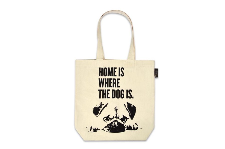 Stuff For Humans P. L. A. Y. | Tote Bag_Home Is Where The Dog Is