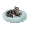 For Cats & Other Critters Best Friends By Sheri | Calming Oval Cat Bed, Baby Blue, 21X19