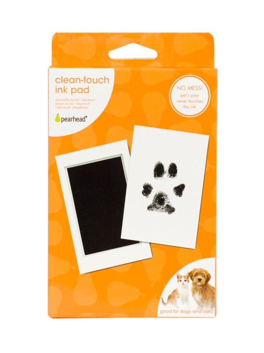 Special Occasion & Holiday Pearhead™ | Pet Paw Print Clean Touch Ink Pad And Imprint Cards, Perfect For Cats Or Dogs, Black