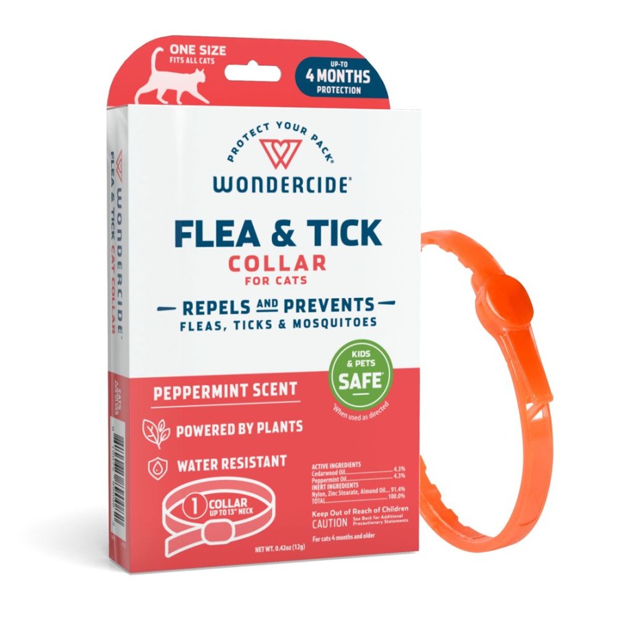 Grooming & Shampoos Wondercide | Flea & Tick Collar For Cats - Peppermint By Wondercide