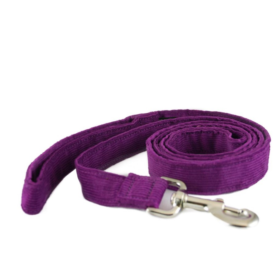 Collars, Leads & Accessories Good Dog Company | Hemp Corduroy Collar, Leashes, Harnesses Plum