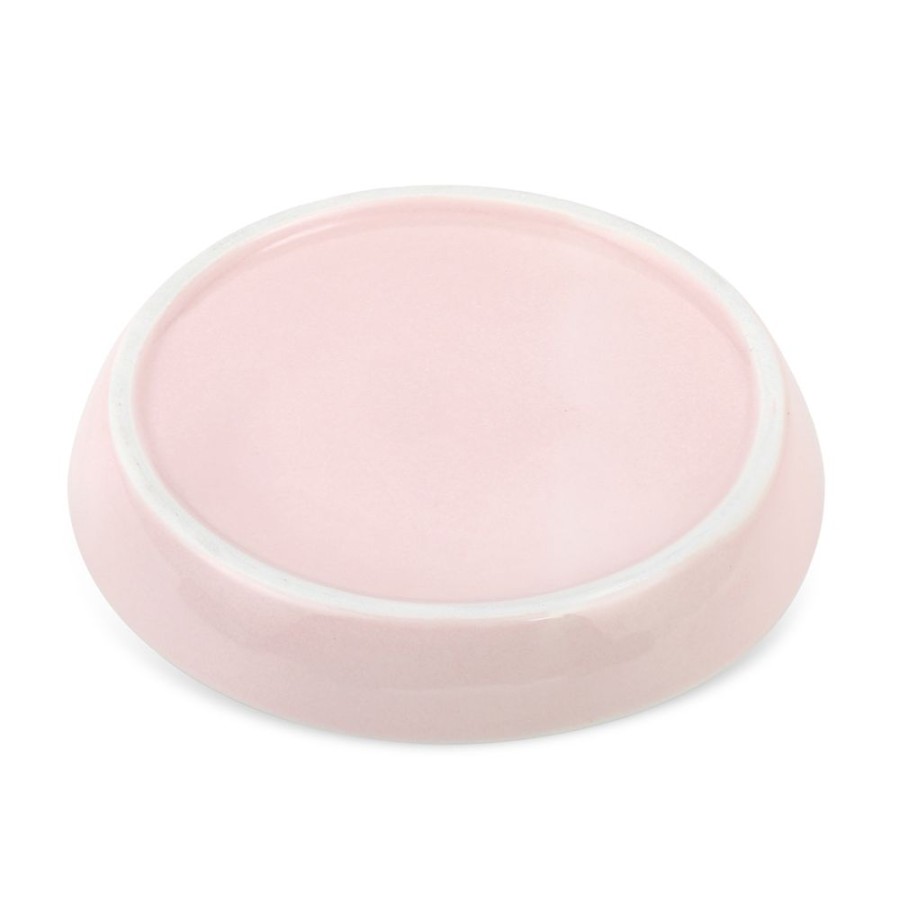 Bowls & Feeding Supplies Park Life Designs | Oscar Classic Round Cat Dish Pink