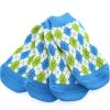 Pet Apparel Doggie Design, Inc. | Non-Skid Dog Socks - Blue And Green Argyle