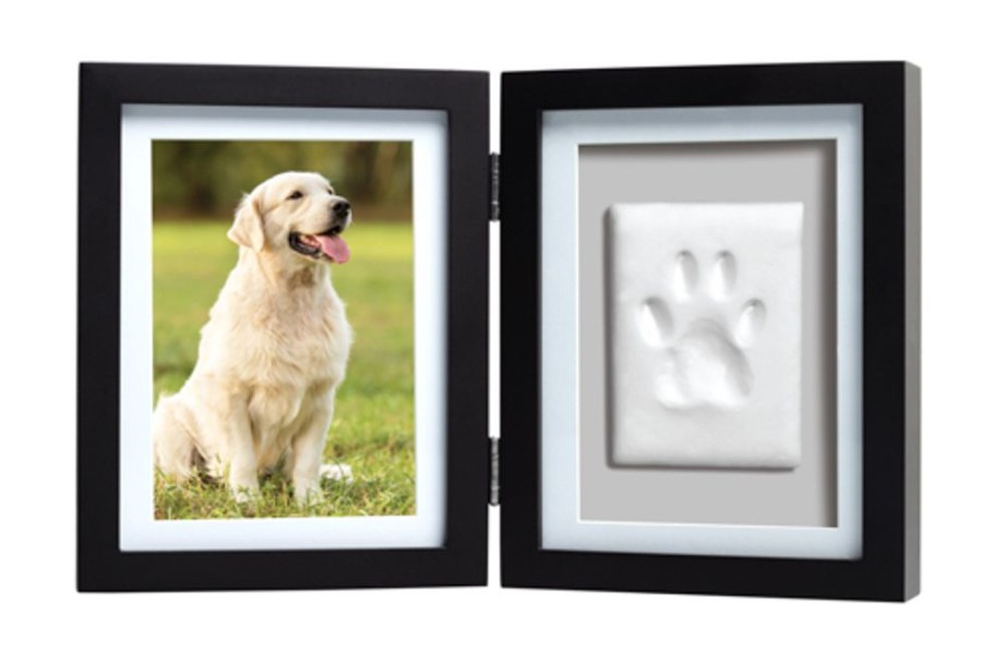 For The Home Pearhead™ | Pawprints Desk Frame And Clay, Black