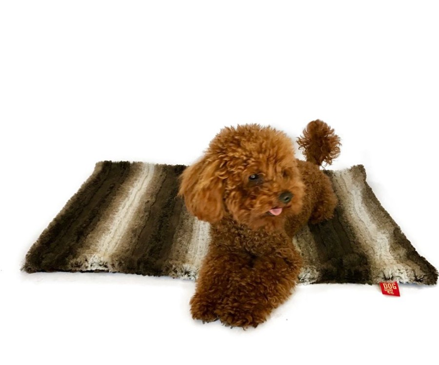 Beds, Crates, Etc. Dog Squad | Small Blanket, Dark Brown Ombre