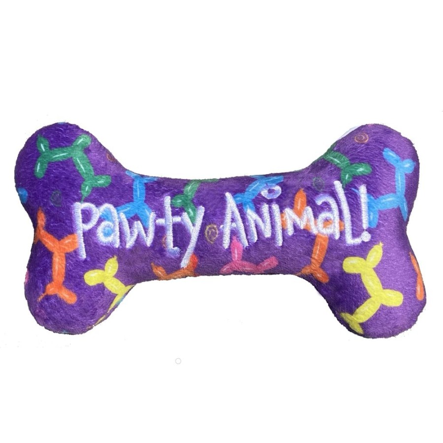 Special Occasion & Holiday Huxley & Kent® | Pawty Animal Bone Dog Toy