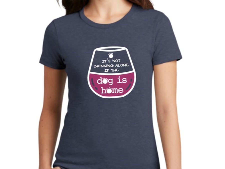 Stuff For Humans dog speak | It'S Not Drinking Alone.. - Ladies T-Shirt