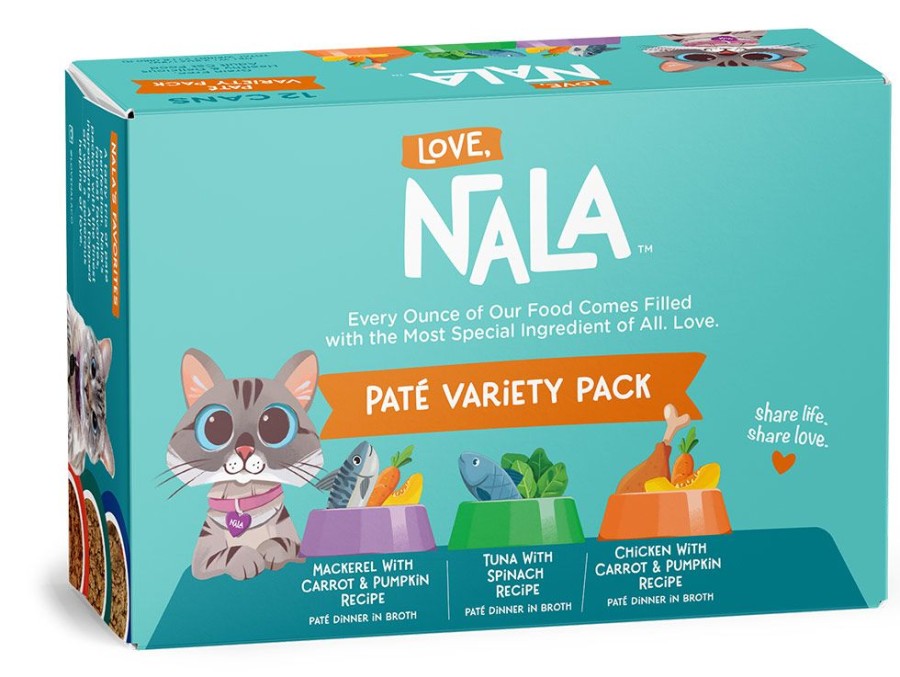 For Cats & Other Critters Love, Nala | Pate Variety Pack, 2.8Oz. Cans