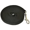 Collars, Leads & Accessories Ray Allen Manufacturing | 1" Tubular Nylon Tracking Line (Black) - 15 Ft. 10M, Or 50 Ft.