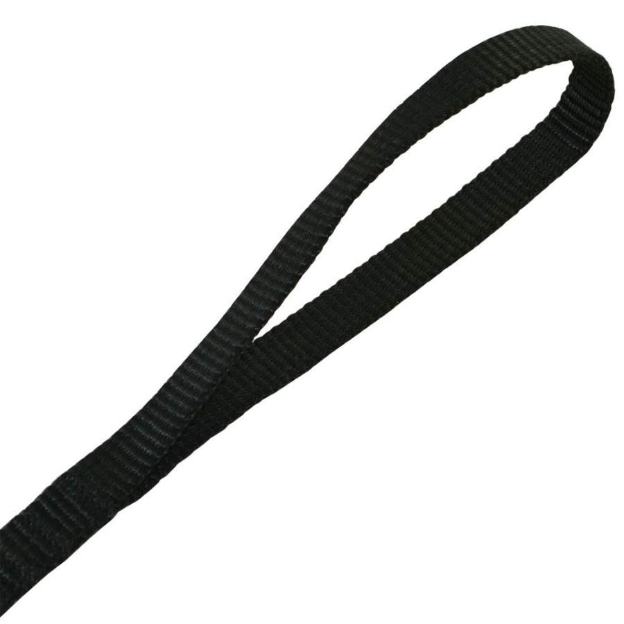 Collars, Leads & Accessories Ray Allen Manufacturing | 1" Tubular Nylon Tracking Line (Black) - 15 Ft. 10M, Or 50 Ft.