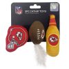 For Cats & Other Critters Pets First, Inc. | Kansas City Chiefs 3 Pc Cat Nip Toy Set