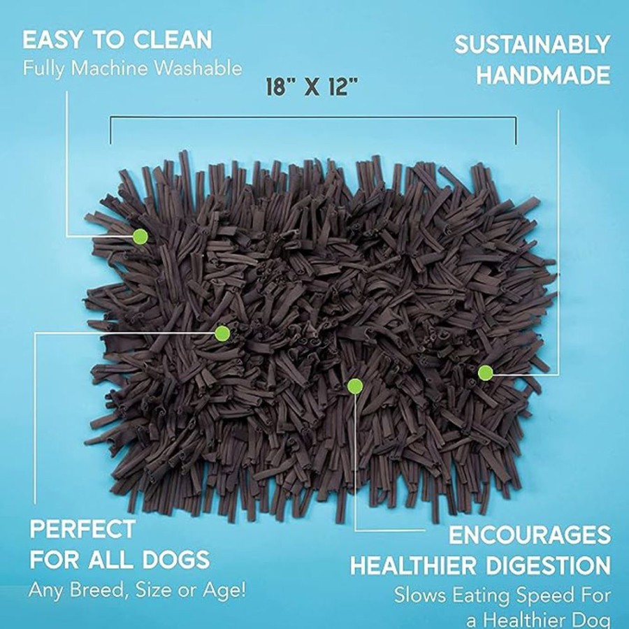 Bowls & Feeding Supplies PAW5 | Paw5 Wooly Snuffle Mat In Grey